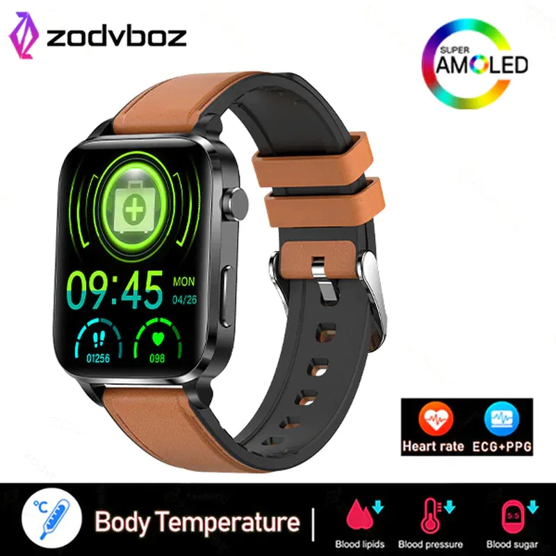 Painless Non-Invasive Blood Sugar Smart Watch Men Laser Treatment Health Blood Pressure Sport