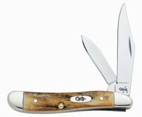 Peanut Pocket Knife Stag Handles