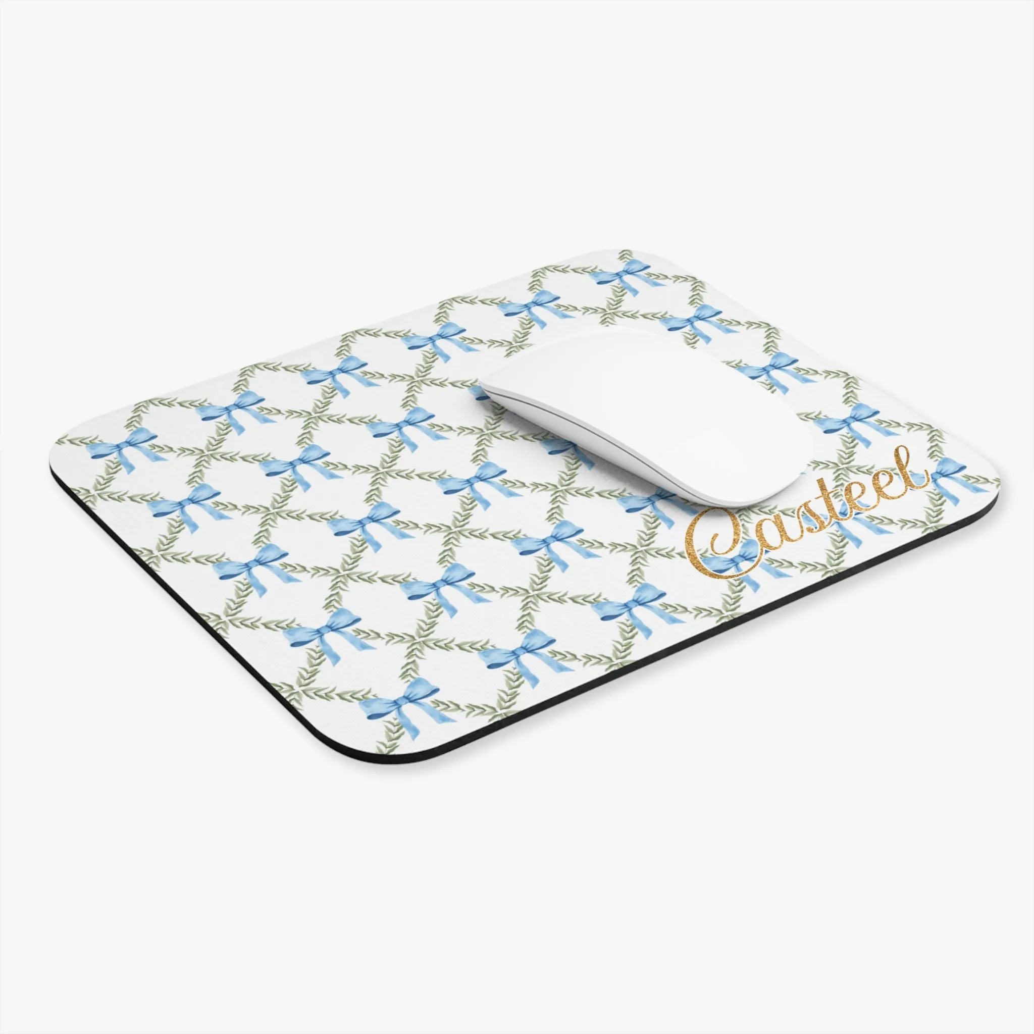 PERSONALIZED Casteel Non-Slip Mouse Pad | Rubber Base, Durable Cloth Cover and Stain-Resistant