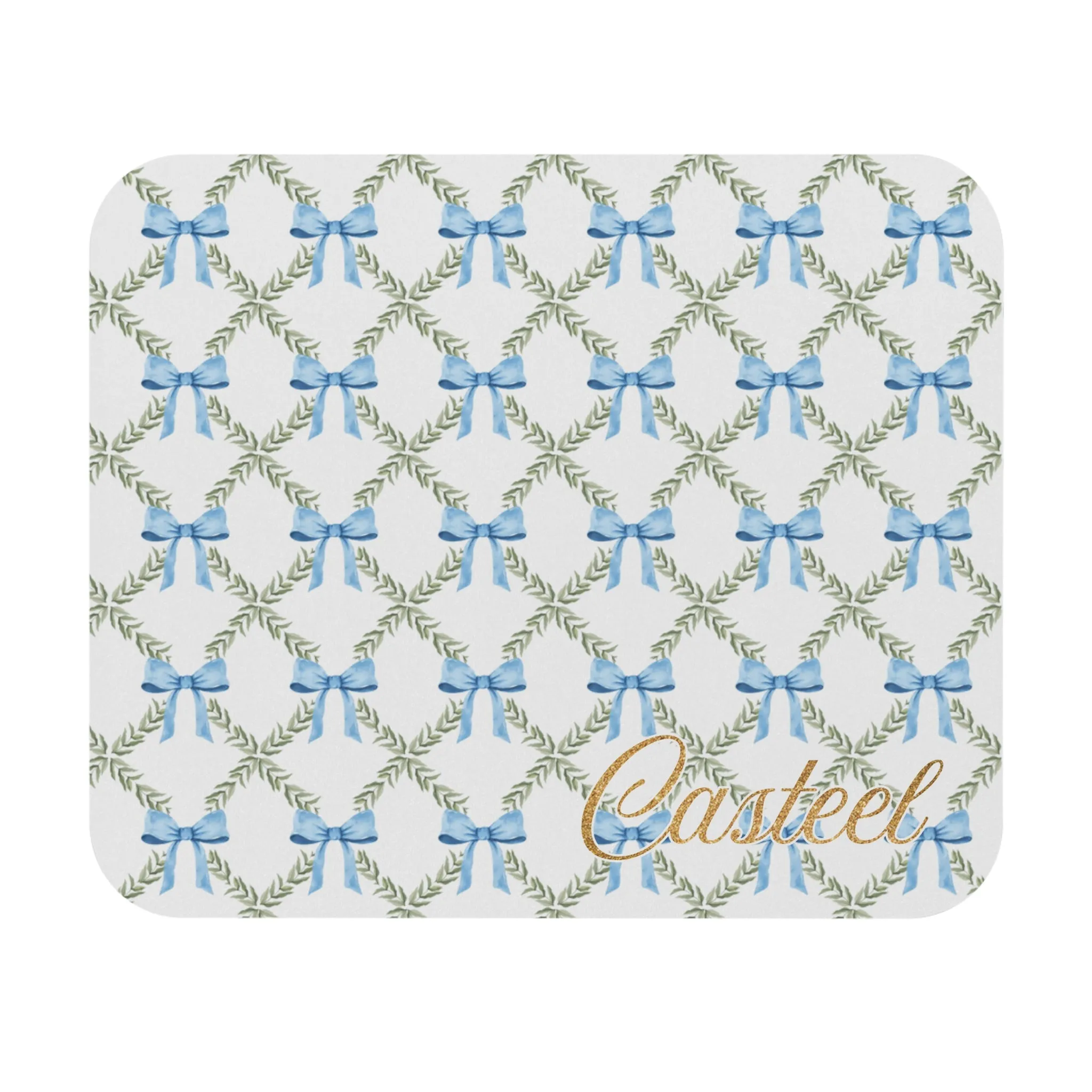 PERSONALIZED Casteel Non-Slip Mouse Pad | Rubber Base, Durable Cloth Cover and Stain-Resistant