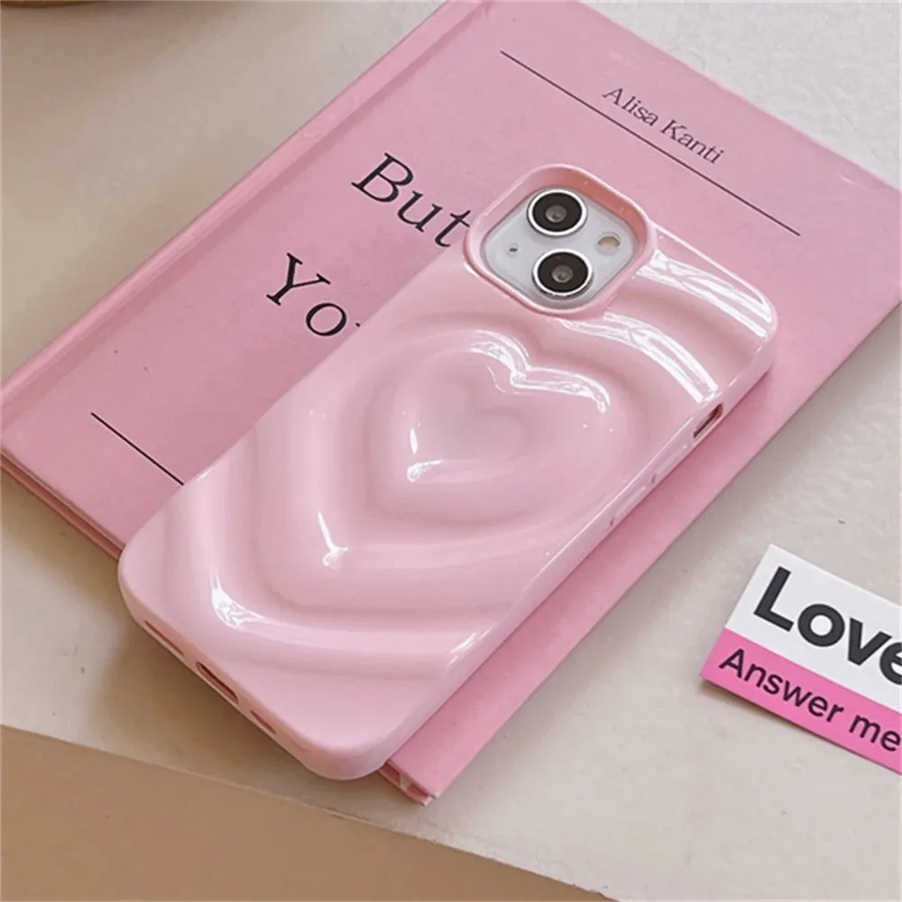 Pink Heart iPhone Case