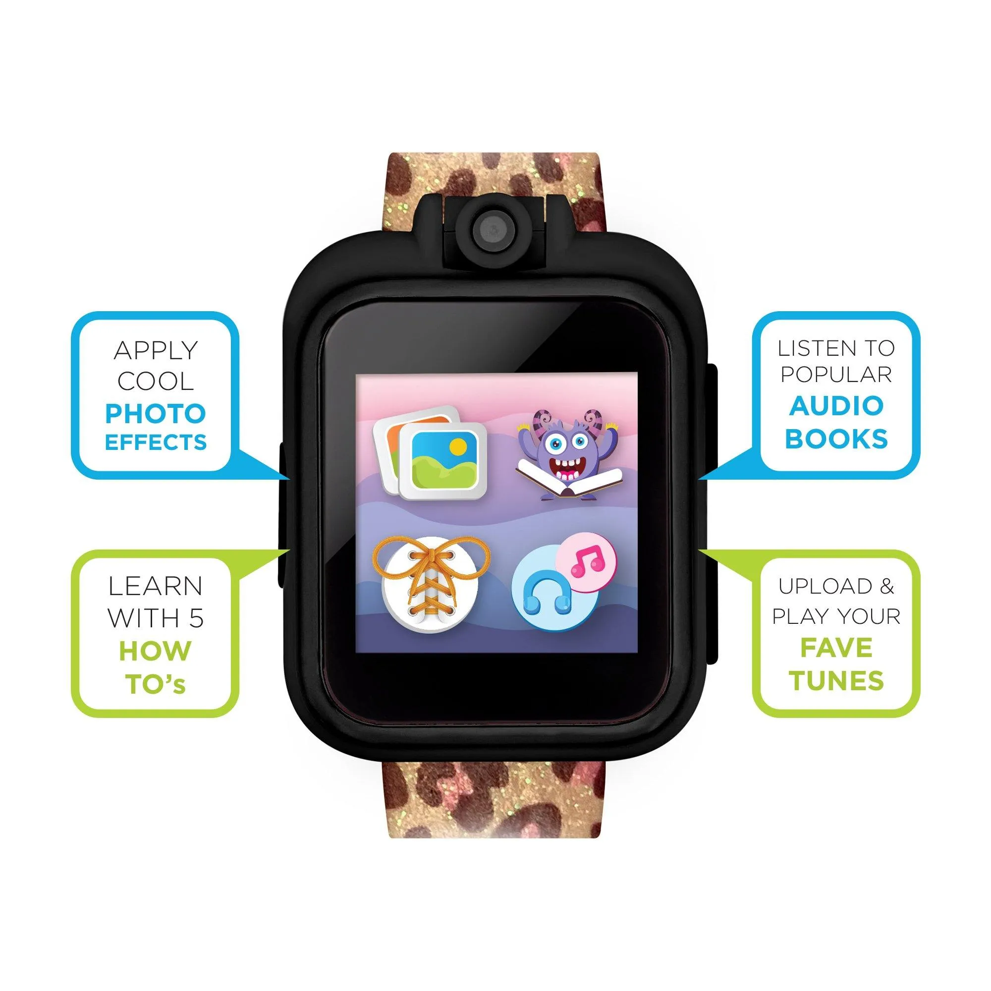 PlayZoom 2 Kids Smartwatch: Leopard Print