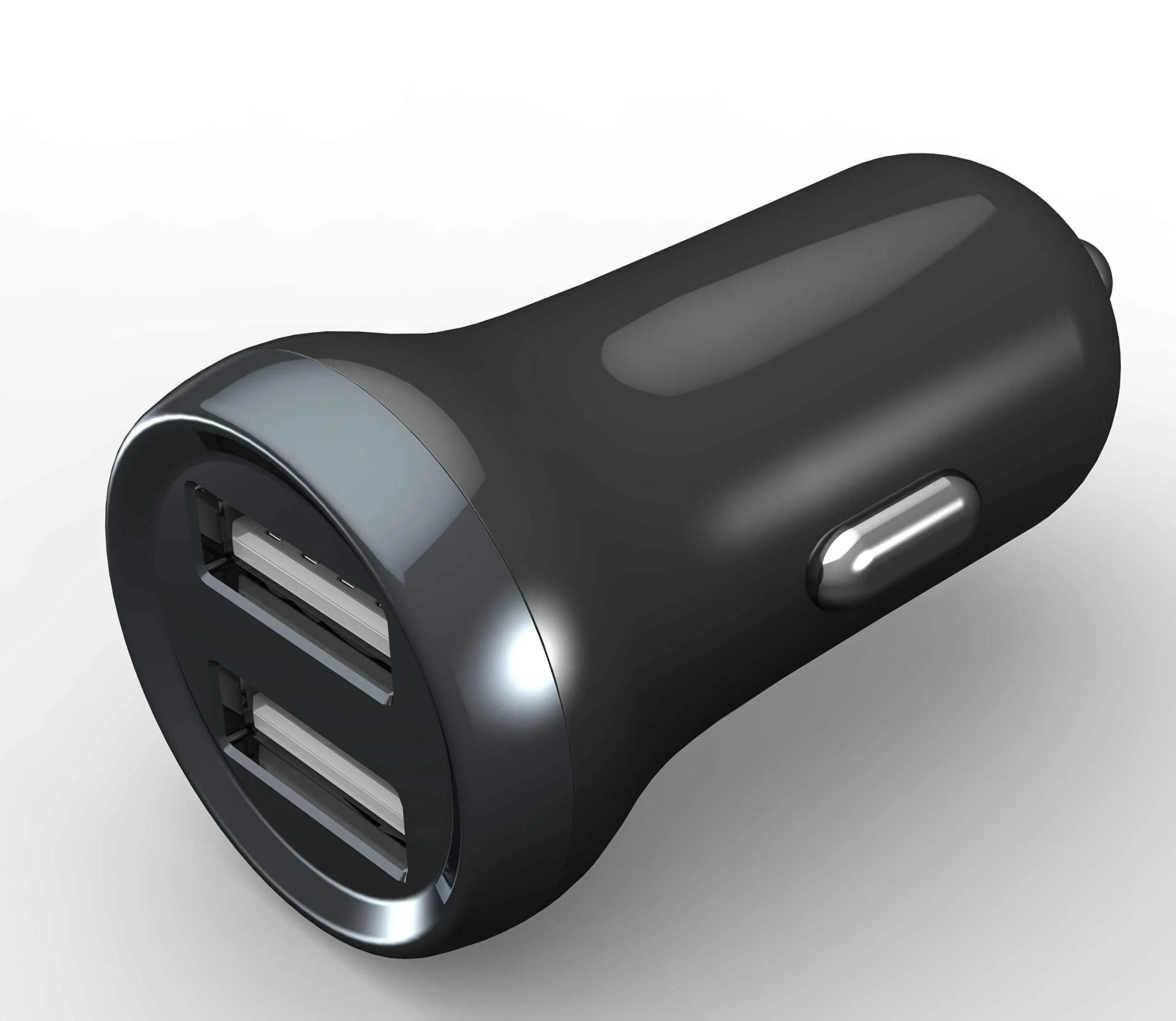 Porodo Dual Usb Car Charger Porodo Dual Usb Car Charger 3.4A With 1.2M/4Ft Micro Usb