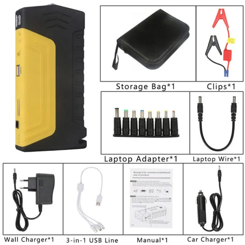 Portable 12v Jump Starter Power Bank