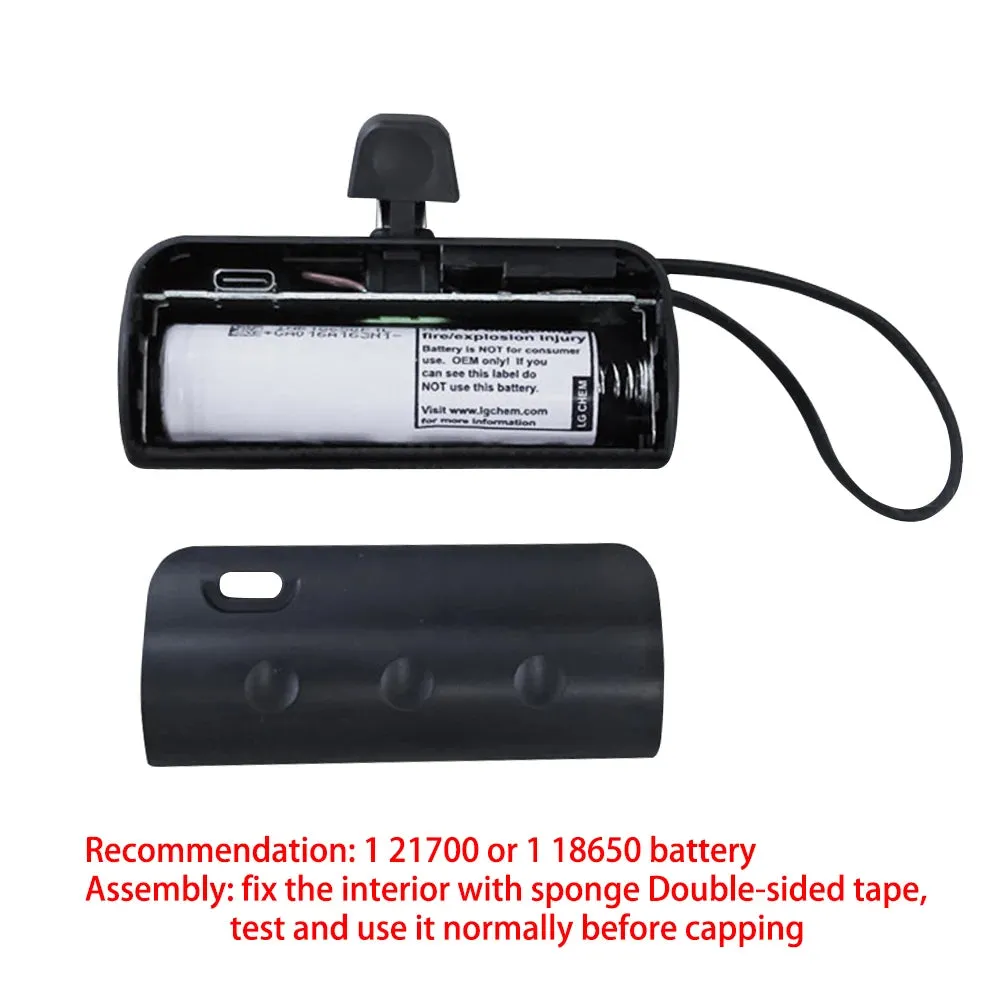 Portable DIY Battery Holder & Charger Kit