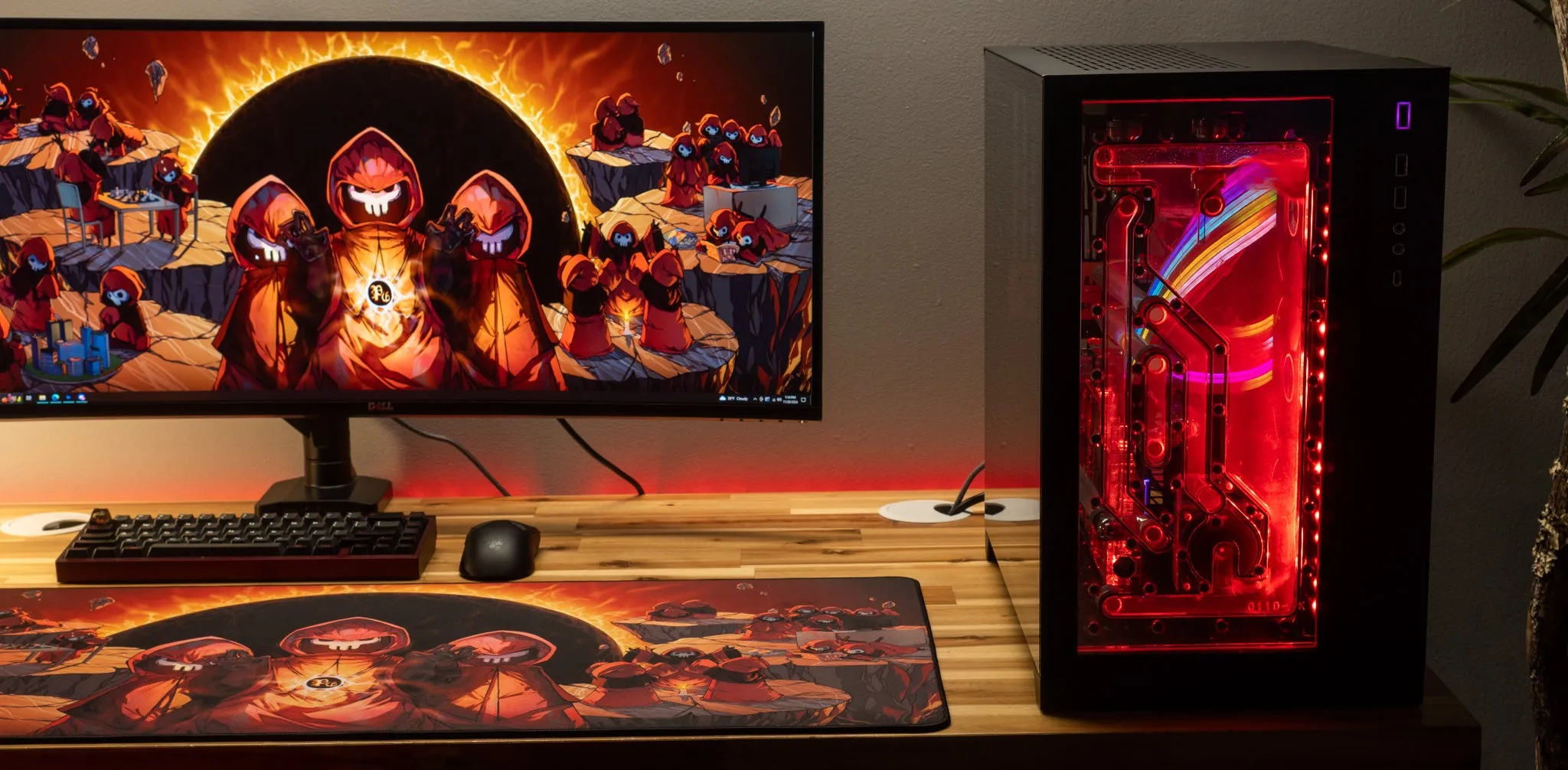 Pravus "Revelation by Dawn" Content Creator Collaboration Gaming Mouse Pad Deskmat