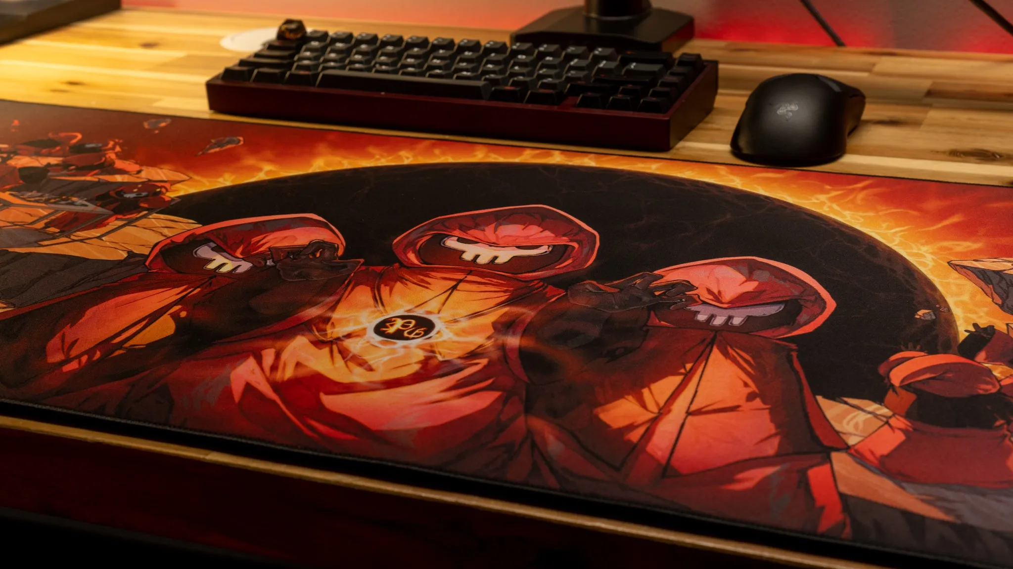 Pravus "Revelation by Dawn" Content Creator Collaboration Gaming Mouse Pad Deskmat