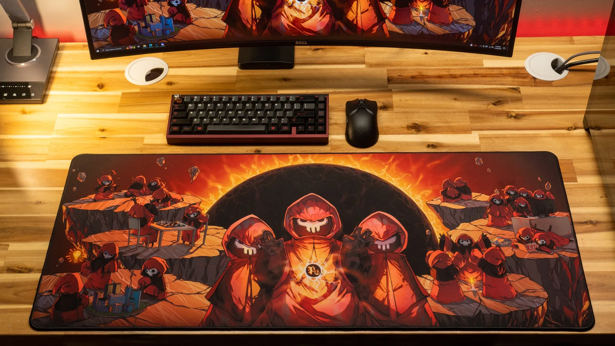 Pravus "Revelation by Dawn" Content Creator Collaboration Gaming Mouse Pad Deskmat