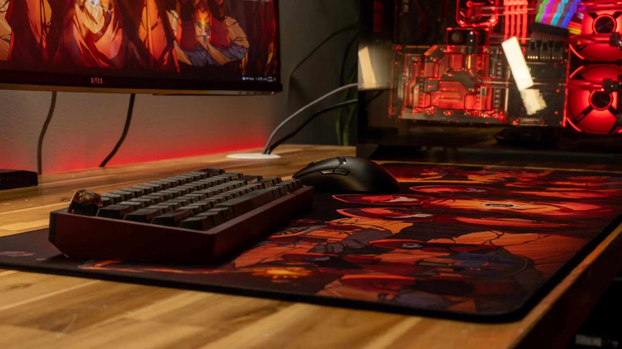 Pravus "Revelation by Dawn" Content Creator Collaboration Gaming Mouse Pad Deskmat