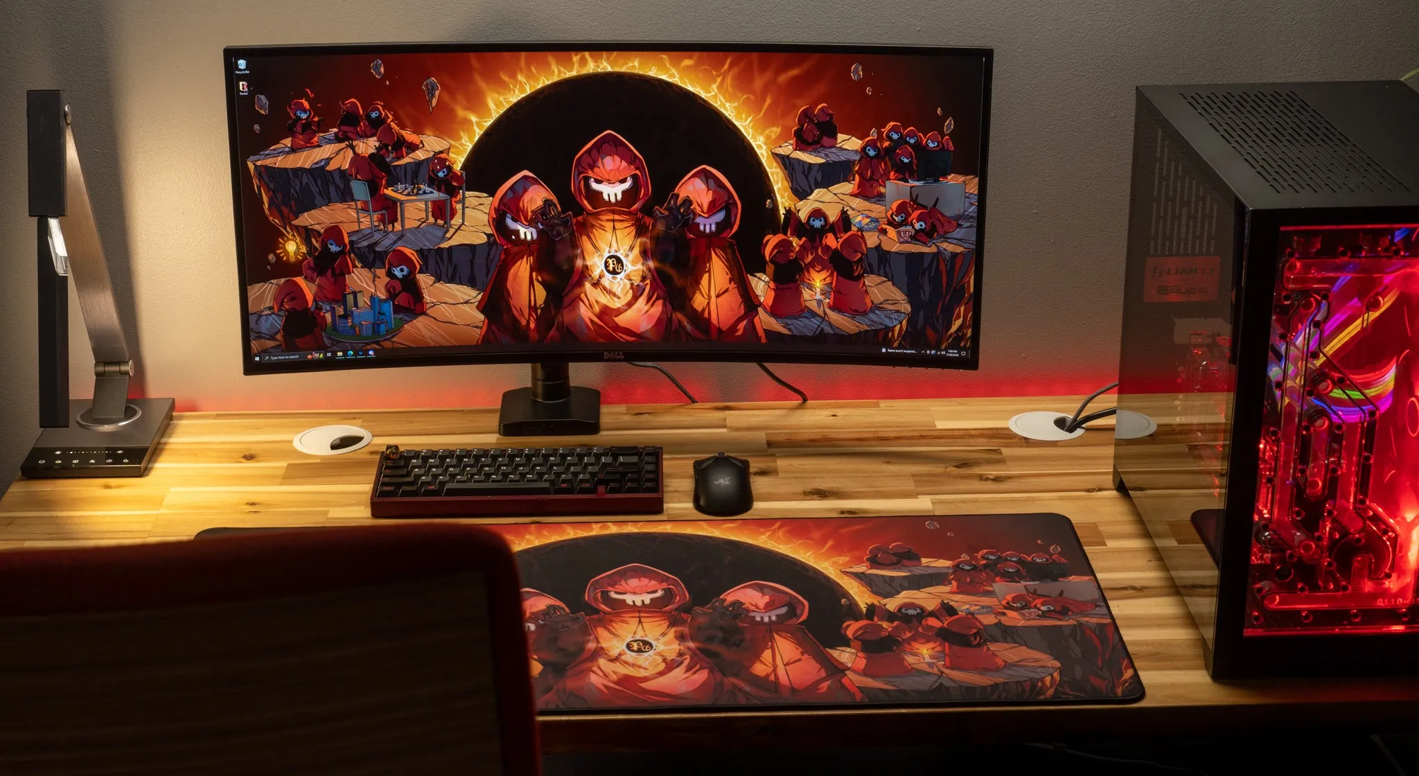 Pravus "Revelation by Dawn" Content Creator Collaboration Gaming Mouse Pad Deskmat