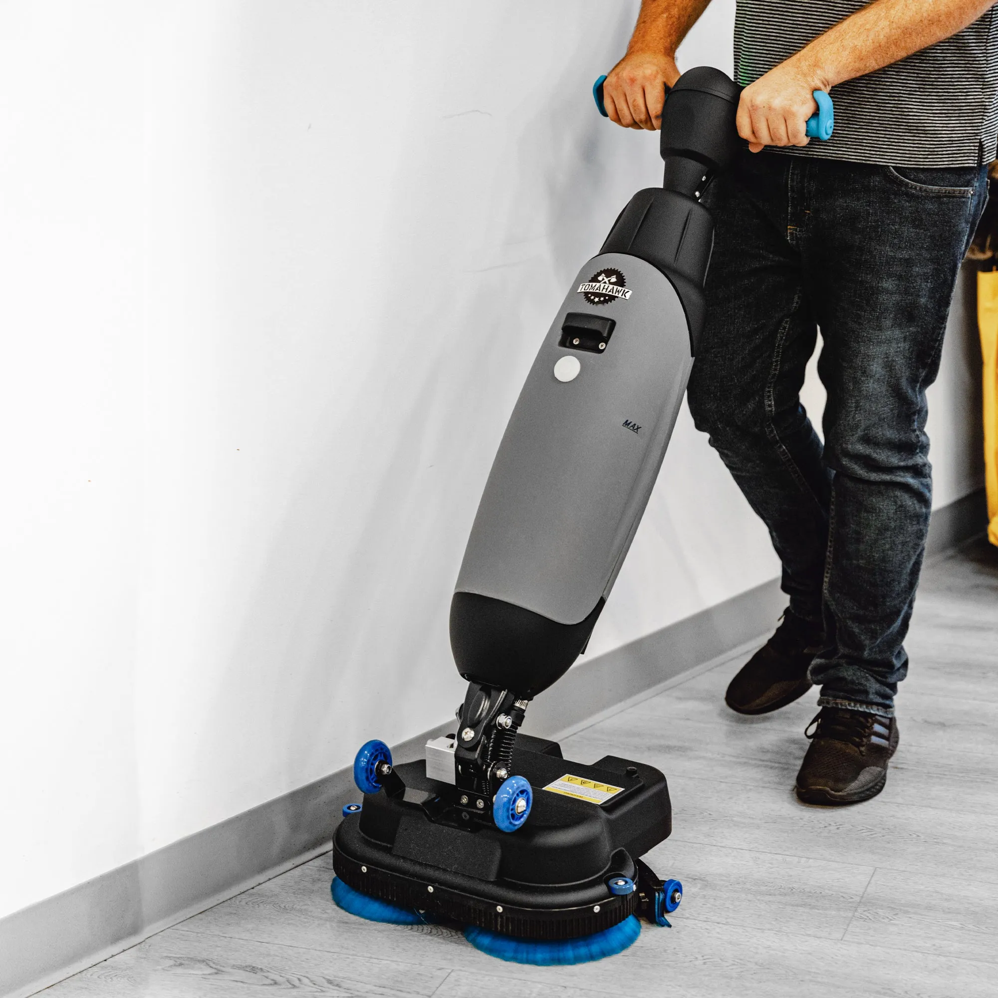 Pre Order: Electric Floor Scrubber Cleaner with 18” Power Mop Brushes Cordless 36V Battery Powered