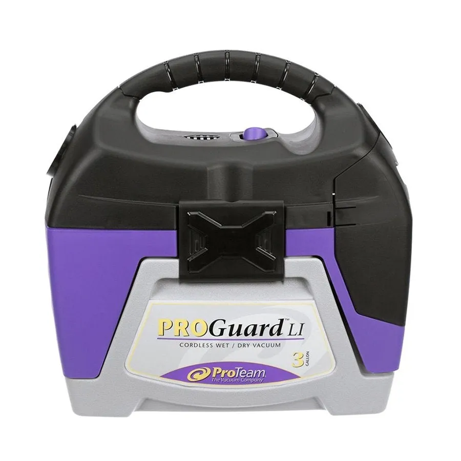 ProTeam® ProGuard™ Lithium Ion Battery Powered Wet/Dry Vacuum w/ Tools - 3 Gallon