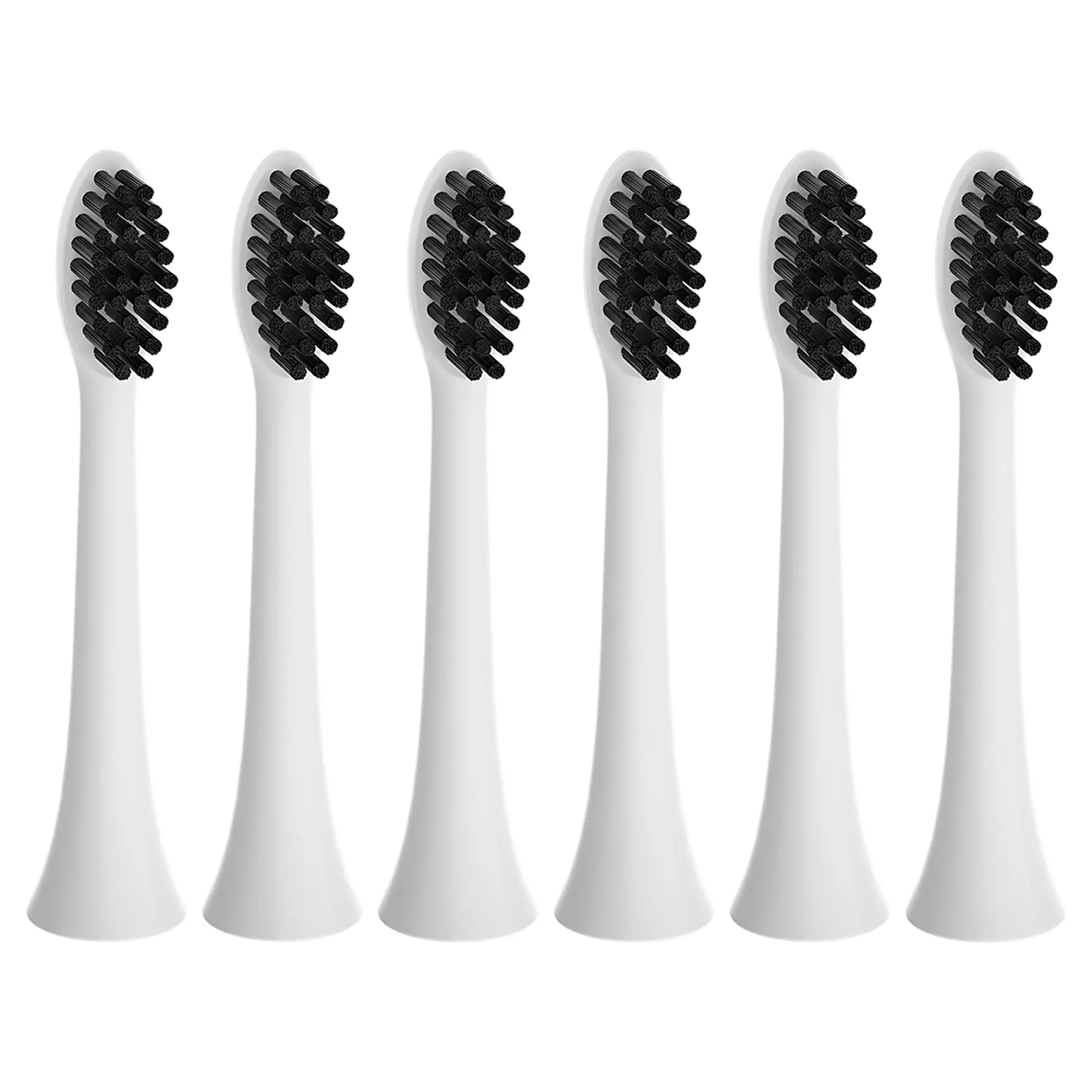 Pursonic Replacement Toothbrush Heads Charcoal Infused Bristles, Compatible with Philips Sonicare Electric Toothbrush Handles - Pack