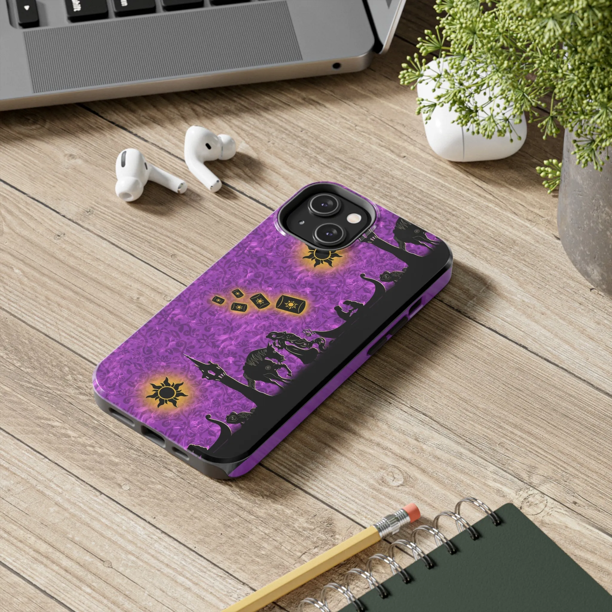 Rapunzel Border Ride Phone Case Gift Inspired Fan Art Movie