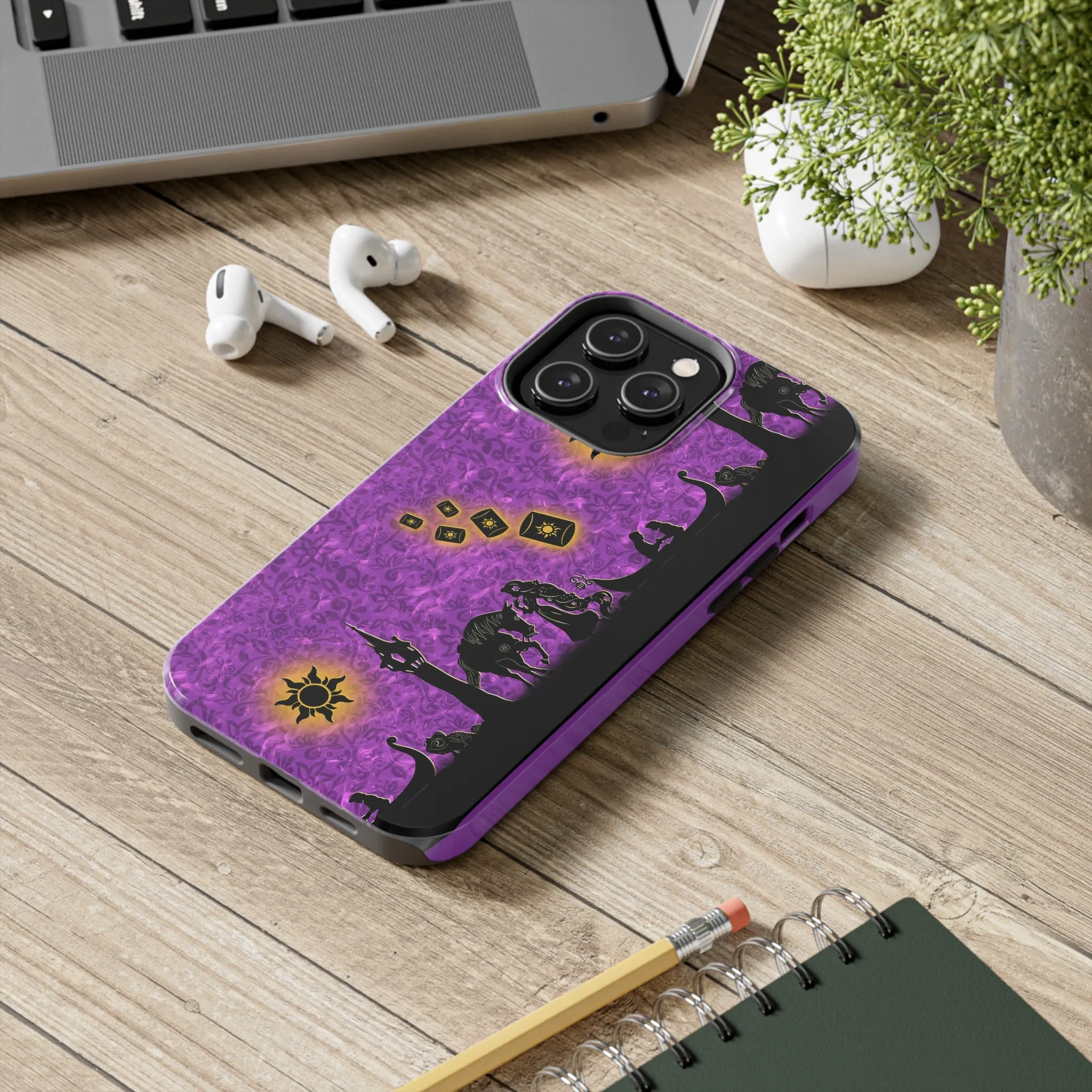 Rapunzel Border Ride Phone Case Gift Inspired Fan Art Movie