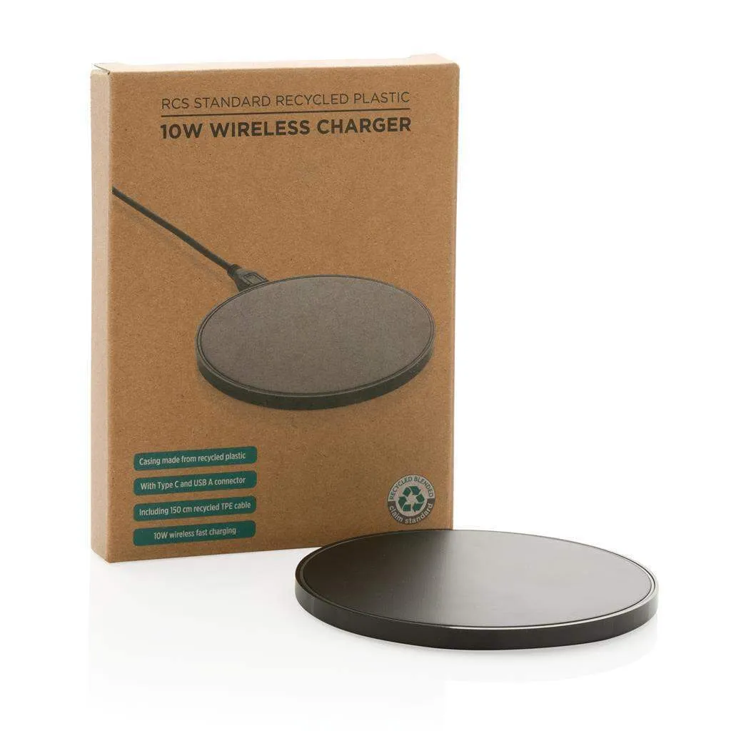 RCS Standard Recycled Plastic 10W Wireless Charger