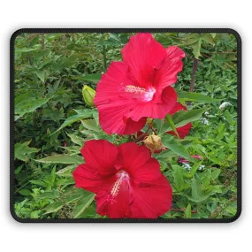 Red Flowers Gaming Mouse Pad