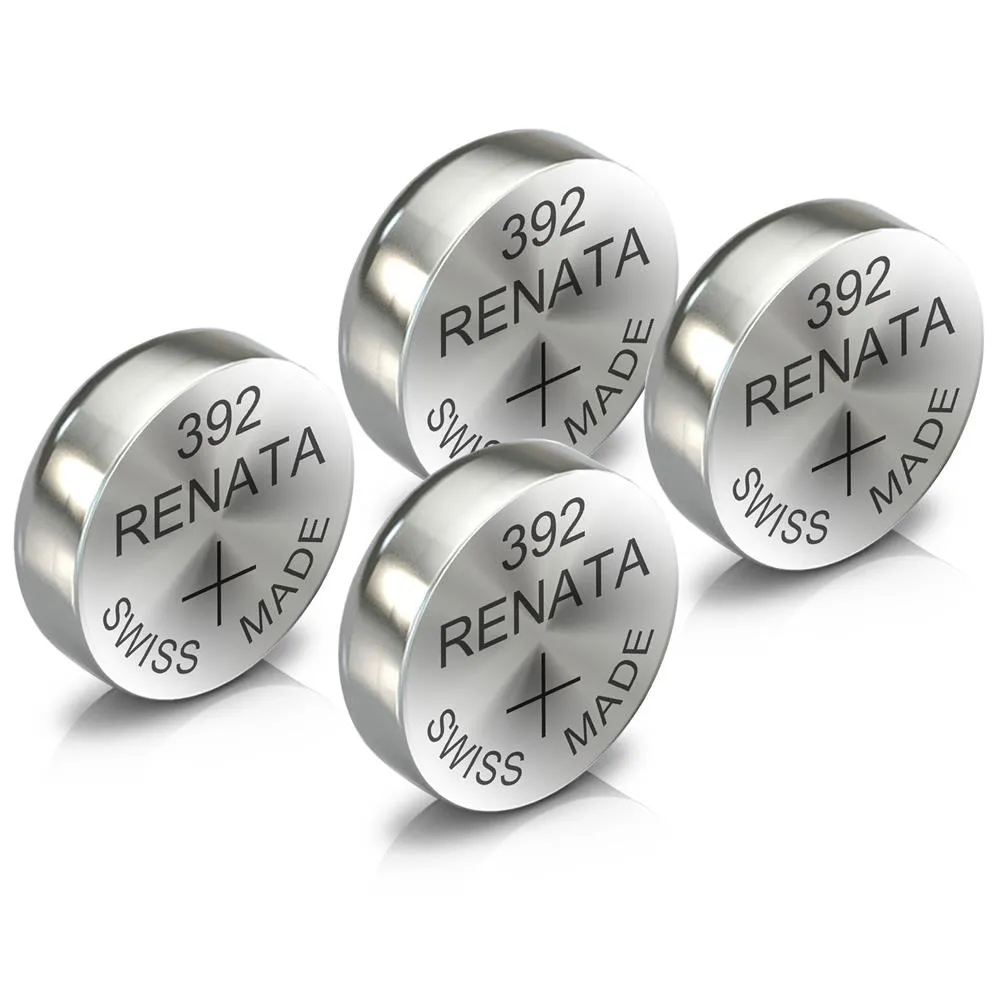 Renata 392 Watch Battery Swiss Made Silver Coin SR736SW 1.55V All Pack