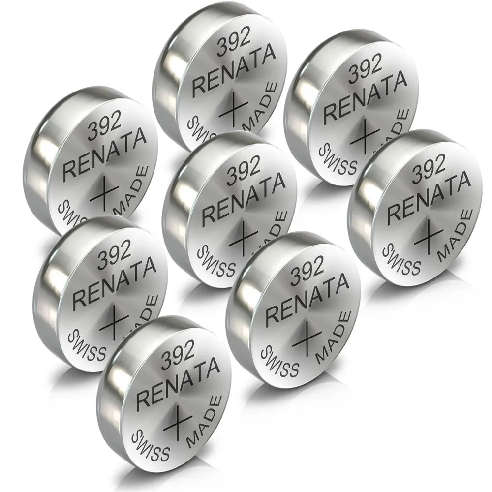 Renata 392 Watch Battery Swiss Made Silver Coin SR736SW 1.55V All Pack