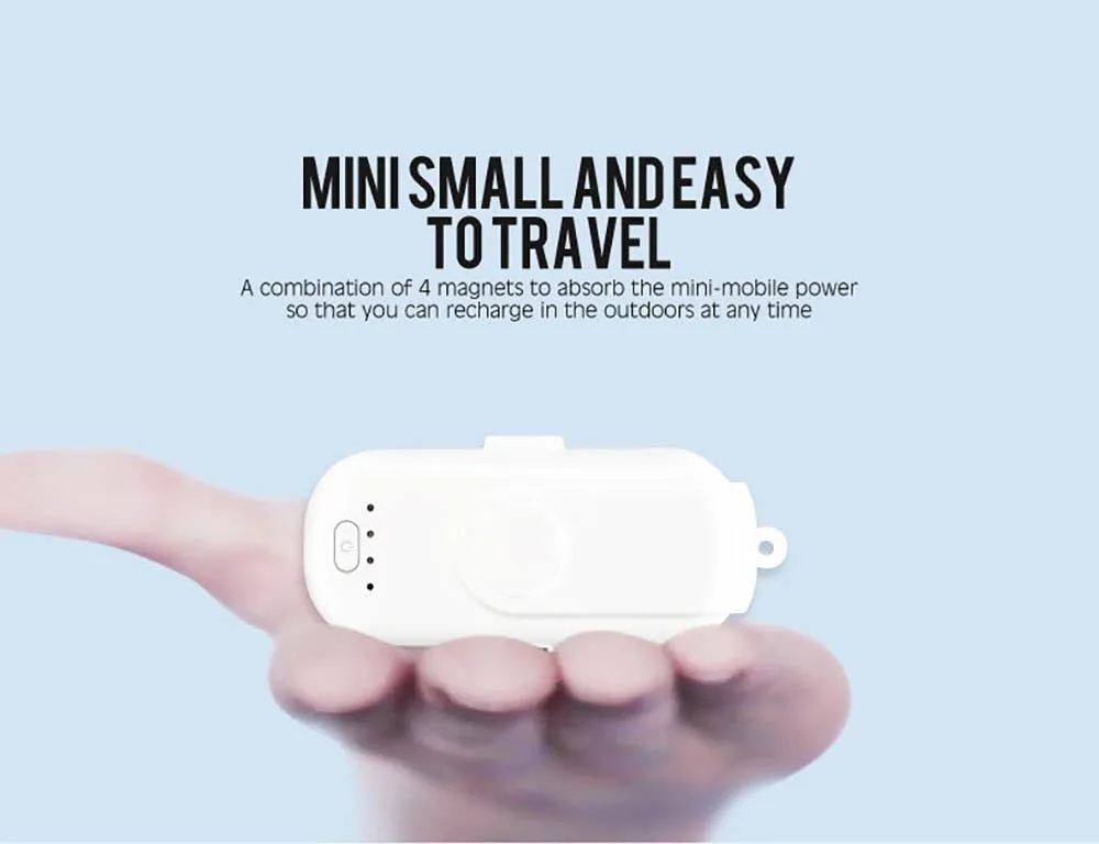 Replaceable Portable Magnetic Mini Power Bank