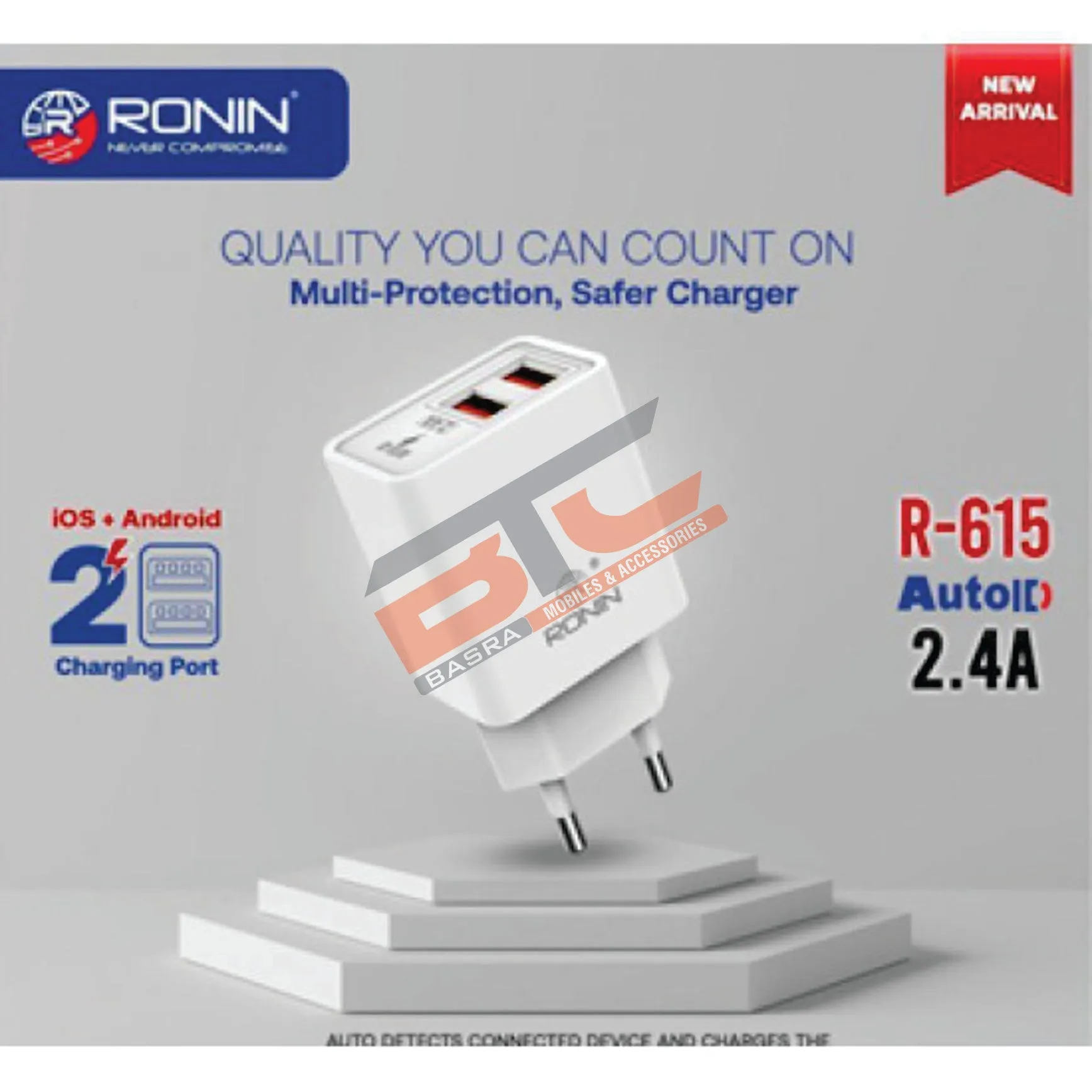 RONIN R615 2.4 Amp Charger