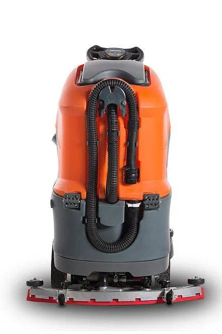 RT70  Ride-On Floor Scrubber Machine, Lithium Battery, 22" Cleaning Path, 48000 Sqft/h Working Efficiency