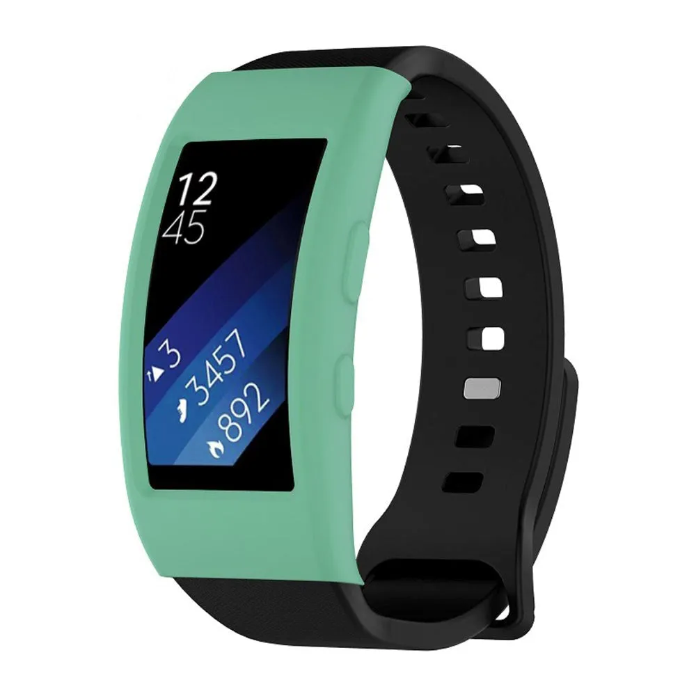 Samsung Gear Fit2 Pro Silikone Cover - Turkis