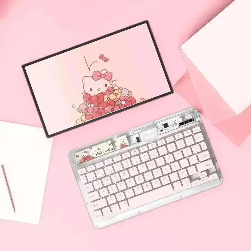 Sanrio Hello Kitty Ambidextrous Mouse and Wireless Keyboard