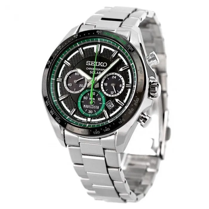 SEIKO × MODELLISTA Premium Solar Drive Premium Chronograph Watch