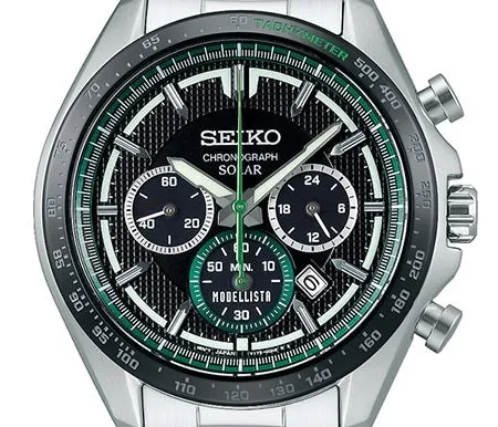 SEIKO × MODELLISTA Premium Solar Drive Premium Chronograph Watch