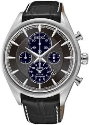 Seiko Solar Alarm Chronograph Men's Watch SSC211P2