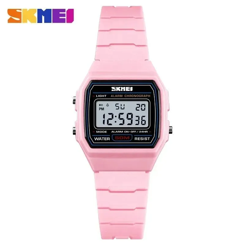 Skmei  Alarm Clock Luminous Digital Watches Relogio Children Watch Kids Watches Sports Style Waterproof Wristwatch 1460