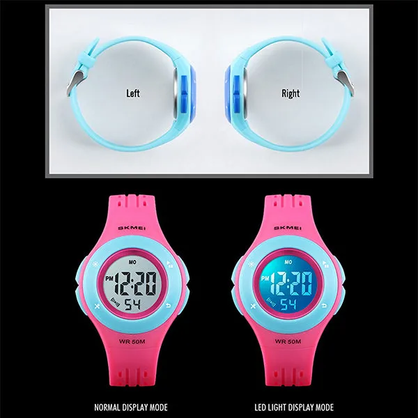 SKMEI Classic Children Digital Watch, 50M Waterproof