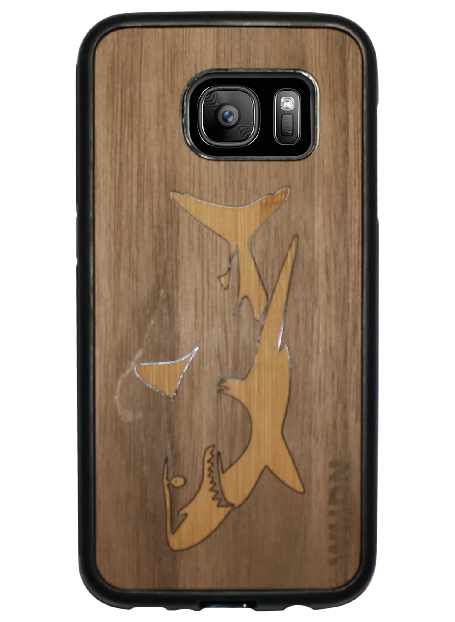 Slim Wooden Phone Case | Great White Shark