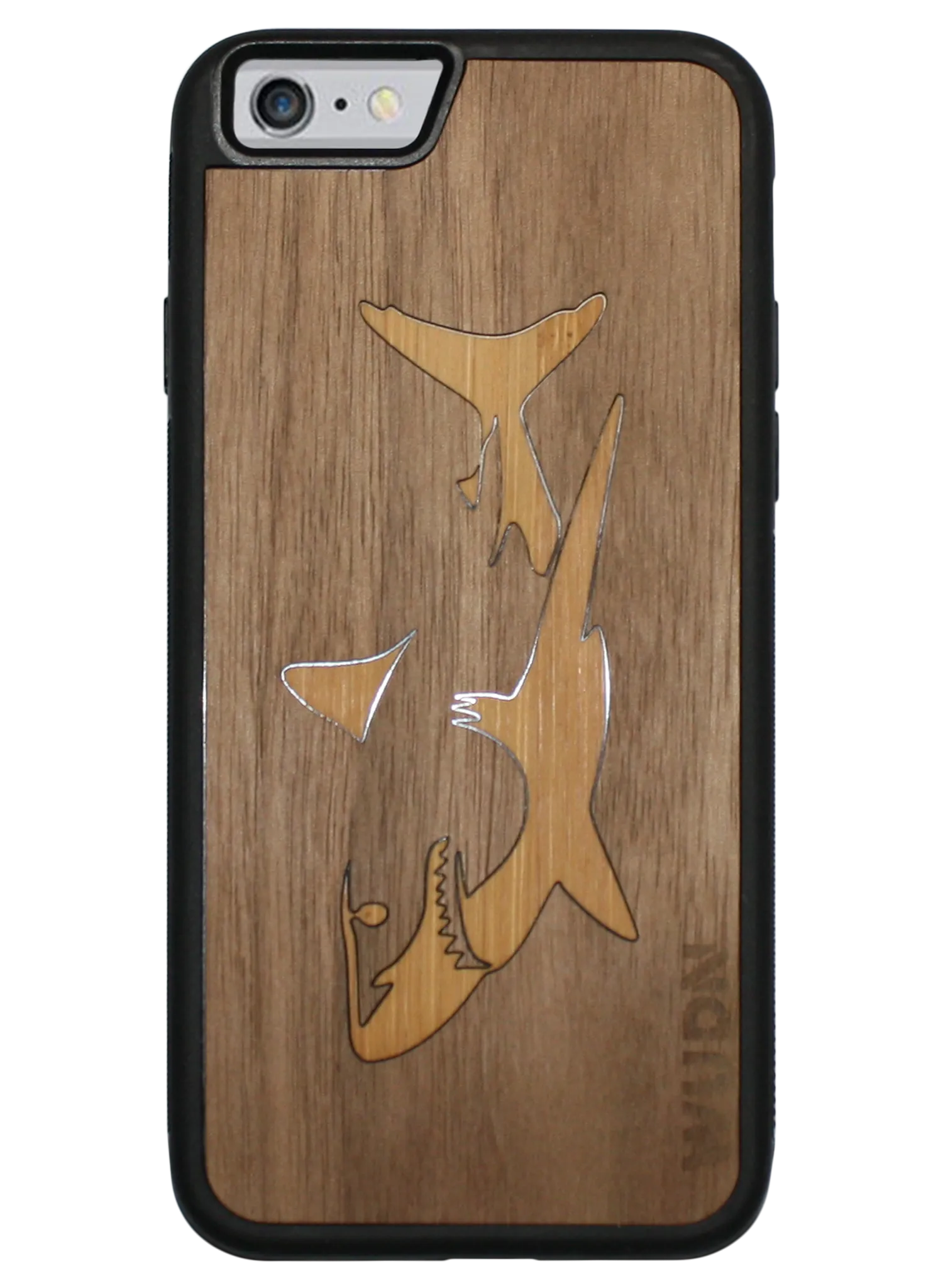 Slim Wooden Phone Case | Great White Shark