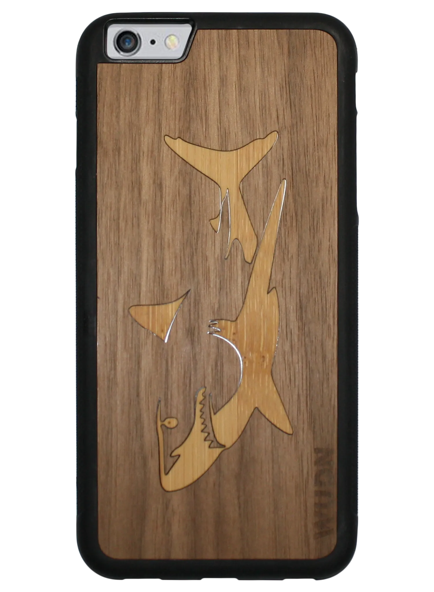 Slim Wooden Phone Case | Great White Shark