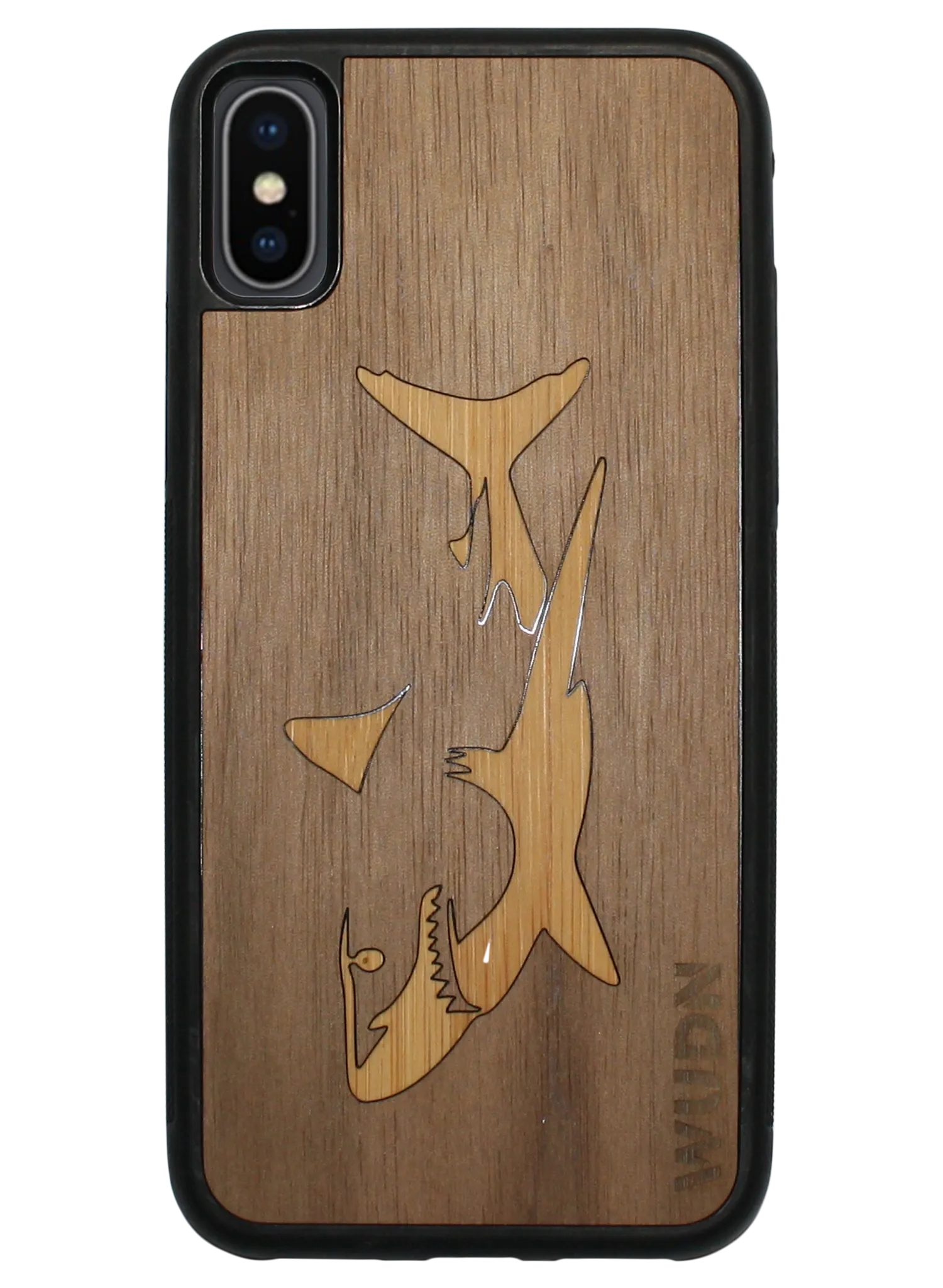 Slim Wooden Phone Case | Great White Shark