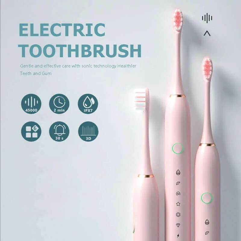 Smart Electric Sonic Toothbrush Rechargeable Electronic Teeth Brush