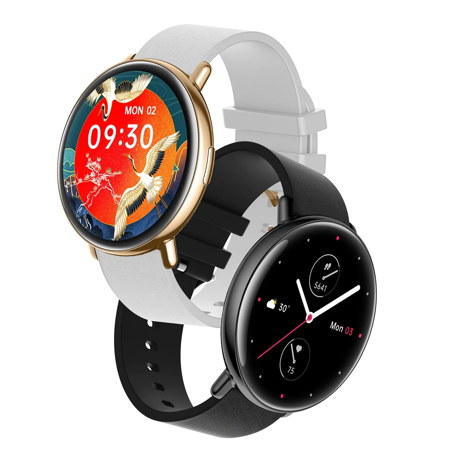 Smart Watch 1.35AMOLED HD Color Screen Multi-Dial Changeable Heart Rate Monitoring Phone Information Reminder