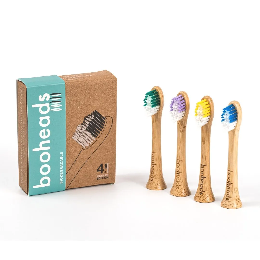 Soniboo - Bamboo Electric Toothbrush Heads Compatible with Sonicare* | Deep Clean 4PK Multi