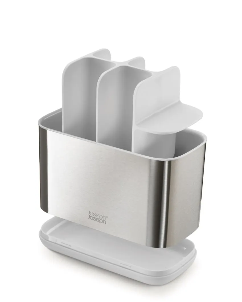 Sophisticated Easy store Steel Large Toothbrush Caddy Holder