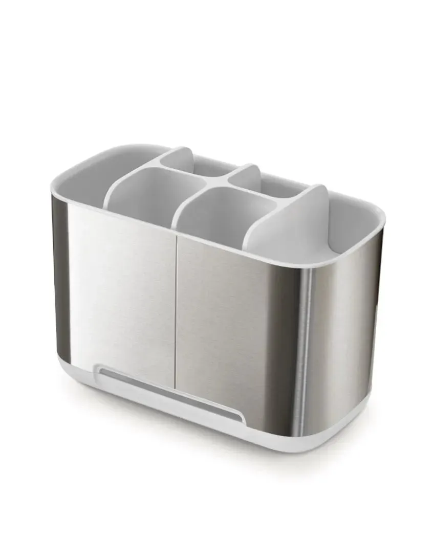 Sophisticated Easy store Steel Large Toothbrush Caddy Holder