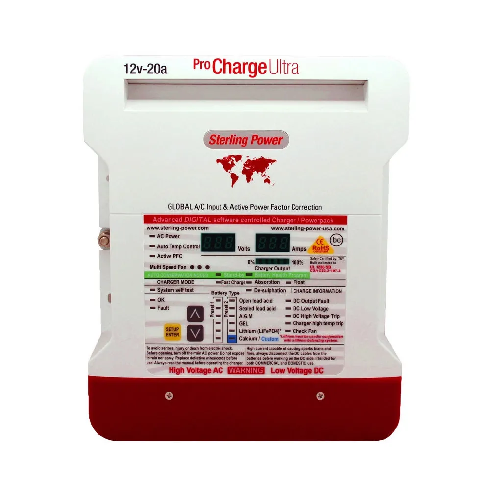 Sterling ProCharge ULTRA Battery Charger - 12V - 10A - 2 Outputs