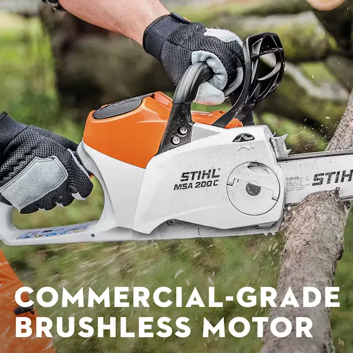 Stihl | MSA 200 C-B Battery-Powered Chainsaw | 12" bar w/ AP 300 S battery & AL 301 charger (MSA20012-AP300S-AL301-COMBO)