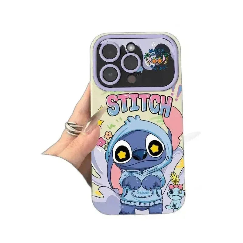 Stitch Hoodie Phone Case (For iPhones)