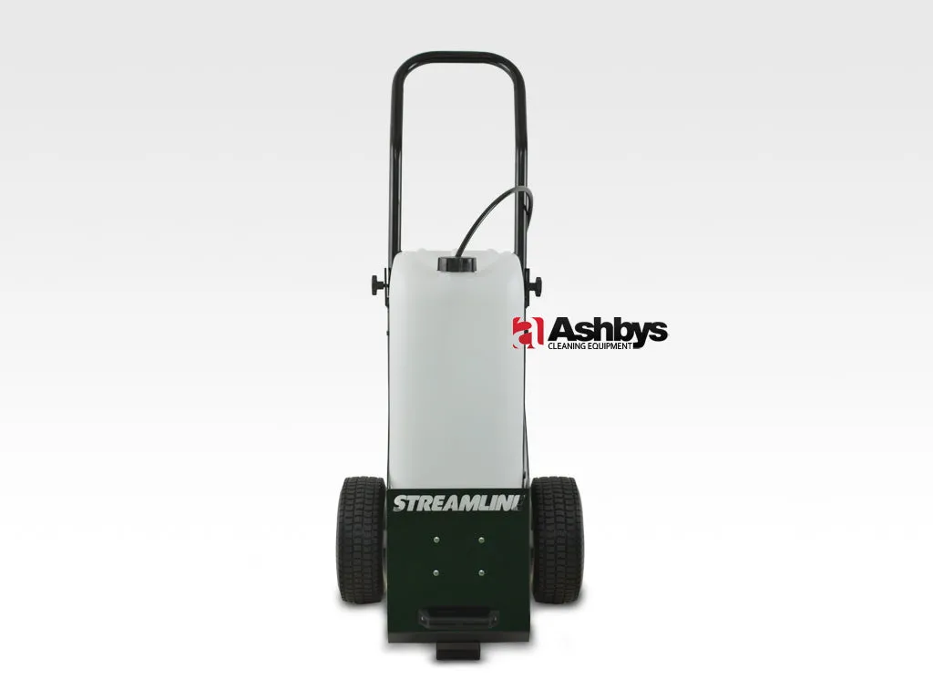 Streamline Streamflo SF-TR25L-072-UK Pure Water Window Cleaning Trolley complete with Water-fed Pole - ASHBYS SPEC