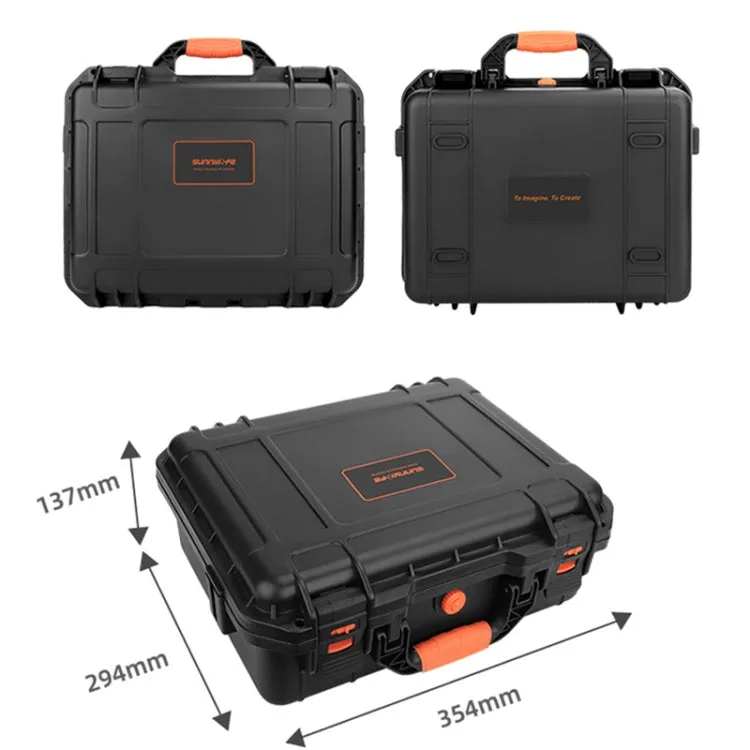 Sunnylife AQX-3 For Mavic Mini / Mini2 / SE Waterproof Safety Box Protective Carrying Case(Black)