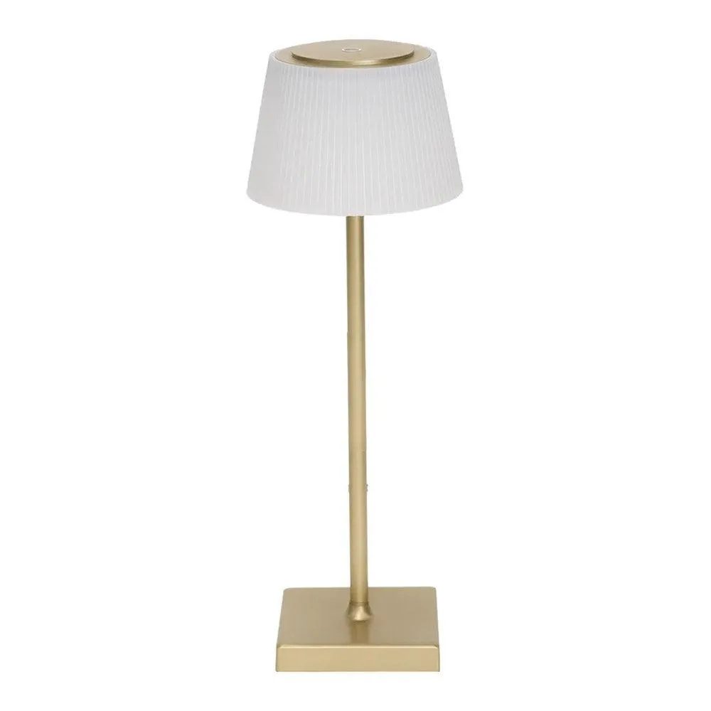 Tate Rechargeable Touch Table Lamp White, Silver, Gold 1240x