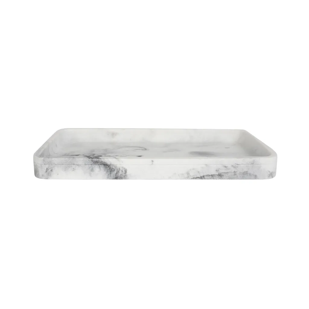 The Classic Grey Marble Bath Accessories