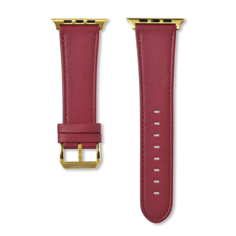 THE PERSONAL PRINT Nappa Leather Watch Band